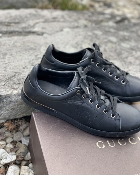 Tenisky dámské Gucci FLORENCE CALF černé